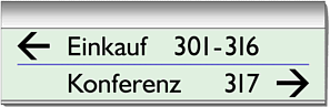 Wegweiser "ATLANTA"